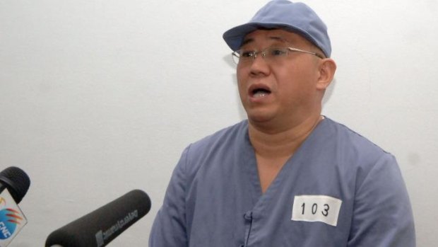 Kenneth Bae, a Korean-American Christian missionary who has been detained in North Korea for more than a year, appears before a limited number of media outlets in Pyongyang. 