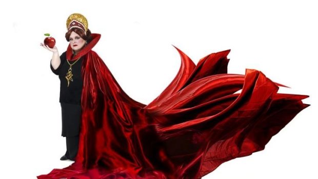 Starring role: Magda Szubanski as The Wicked Queen in the panto.  