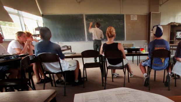 Shortage ... a recruitment push by the government to boost the number of teachers has not been very successful.