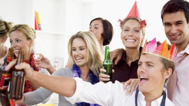 Party time: It's fine to be  the life and soul of the party but be careful who you go home with.