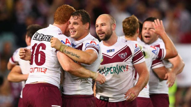 Player power: Watmough insists Manly's success has been down to the playing group, not just the man at the helm.