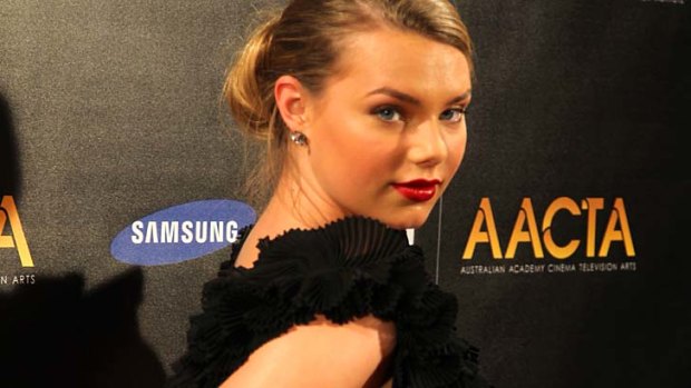 Starlet on the rise: Indiana Evans.