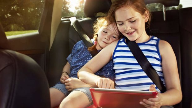 There are plenty of apps to keep the kids occupied on long road trips.
