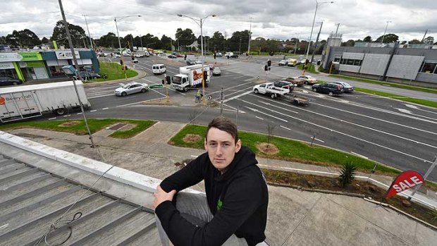 Jason Stangherlin says it is best to avoid this Springvale intersection at all costs
