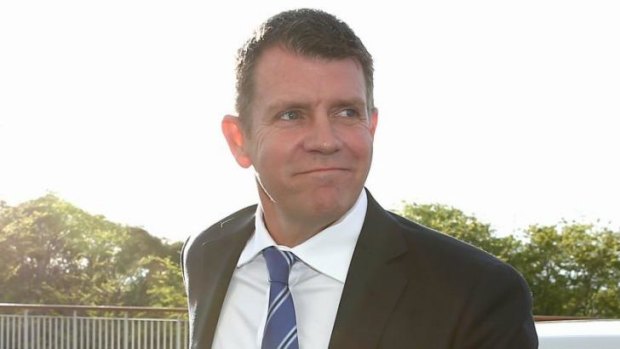 Speed bump: Mike Baird's election pledge to privatise half of NSW's electricity assets for federal assistance has been stalled by the Senate's inquiry.