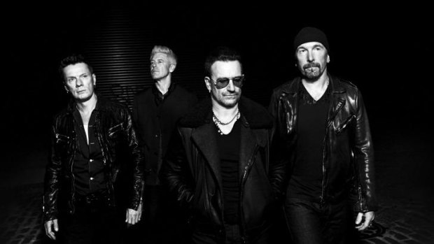 "Love us again. Please": U2 frontman Bono.