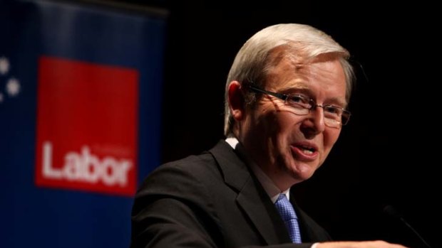 Kevin Rudd ... opening up the Labor party.