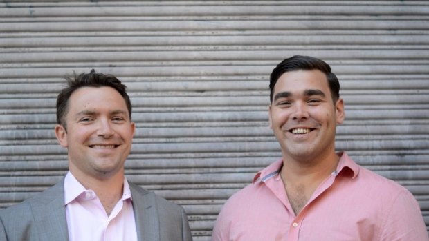 The Search Party founders Ben Hutt (left) and Jamie Carlisle.