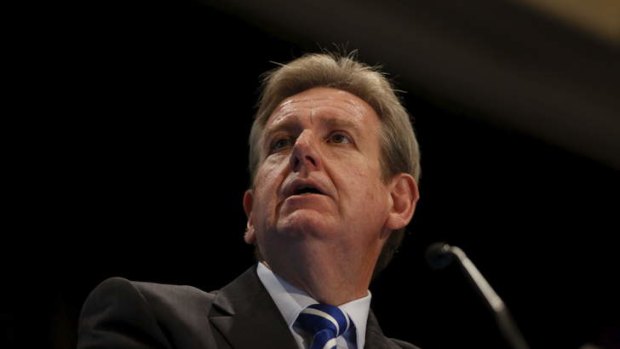 Conspicuous absence from the debate: Premier Barry O'Farrell.