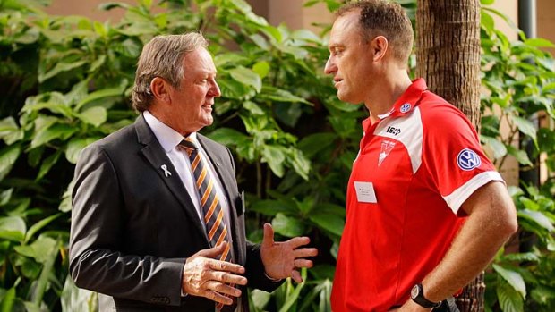 Kevin Sheedy and John Longmire.