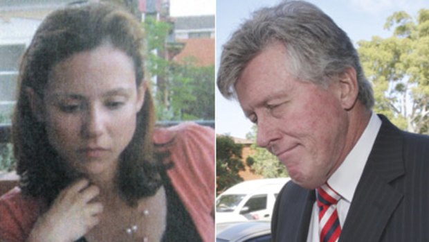 Left: One of the last photos of Charmaine Dragung and right, Tim Webster says she was a "superb newsreader".