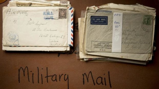 Old examples of air mail.