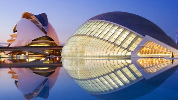 Vision of the future ... Valencia's City of Arts and Sciences.