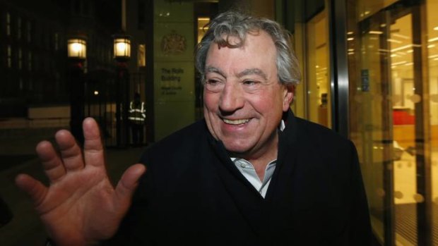 'Not shifty' ... Terry Jones in London for the court case.