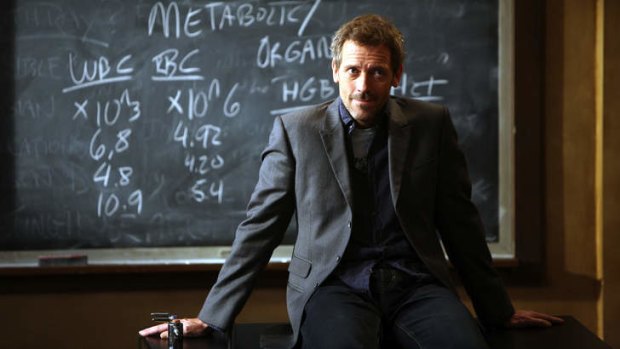 Not so elementary: Hugh Laurie as Dr Gregory House.