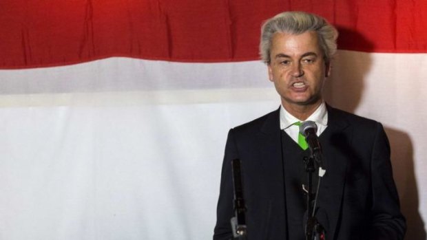 Geert Wilders, leader of the Netherlands' far-right Freedom Party.