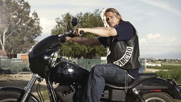 Charlie Hunnam in <i>Sons of Anarchy</i>.