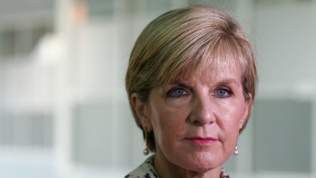 Australian Foreign Minister Julie Bishop