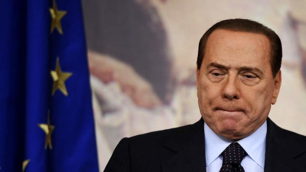 Lashing out: Silvio Berlusconi has issued an emotional video.