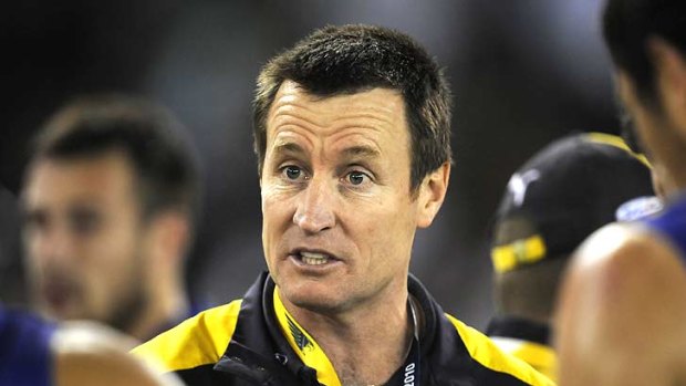 John Worsfold says the Eagles were not unlike Greater Western Sydney or the Gold Coast at the end of the 2010 season.