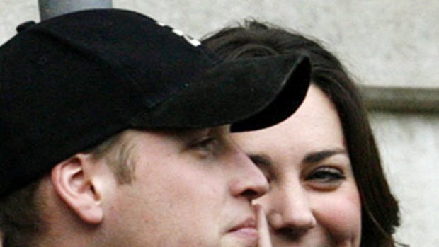 Prince William and his girlfriend Kate Middleton.