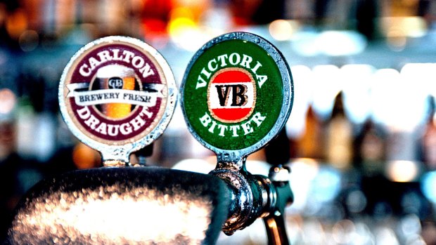 Carlton Draught and Victoria Bitter have been part of the SABMiller conglomerate since 2011.