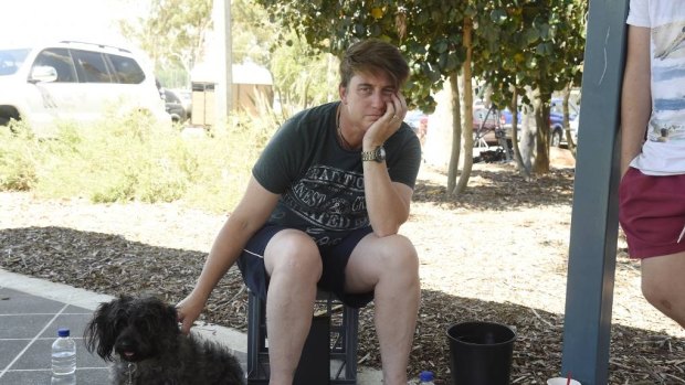 Anxious Waroona residents sought refuge in Pinjarra.