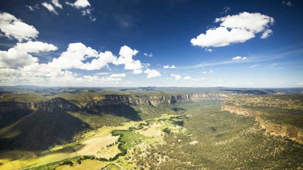 Rugged beauty ... the Capertee Valley is said to be almost a kilometre longer than the US's Grand Canyon.