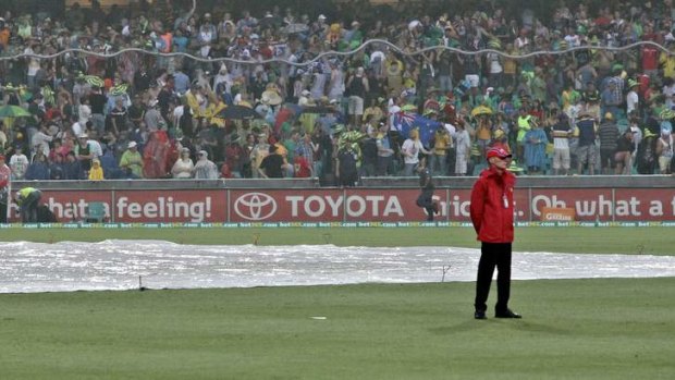 Washed out: Sydney Cricket Ground.