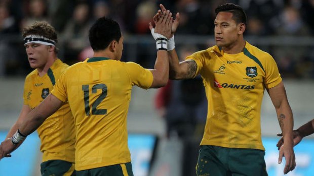 Staying put: Israel Folau is due to re-sign with rugby ''any day''.