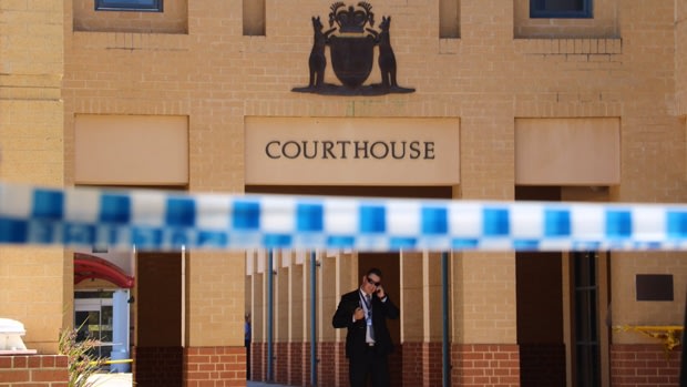 Ms Thomas died after being stabbed in the neck at Joondalup Courthouse.