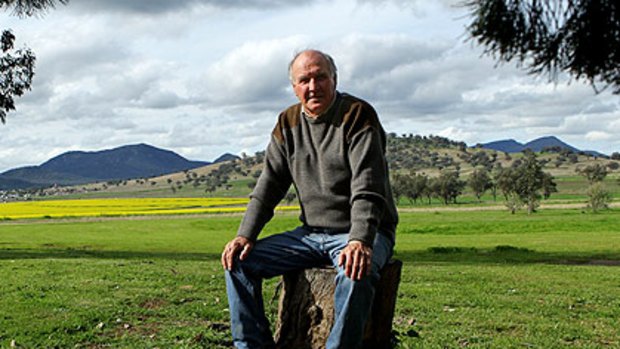Mr Windsor, on his farm yesterday, wants to empower regional Australia.