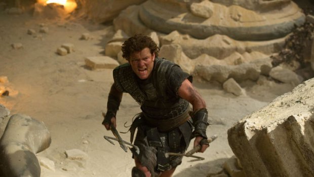 Sam Worthington as Perseus in <i>Wrath of the Titans</i>.