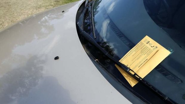 Do you have any tips to avoid getting one of these yellow envelopes under your windscreen wiper?