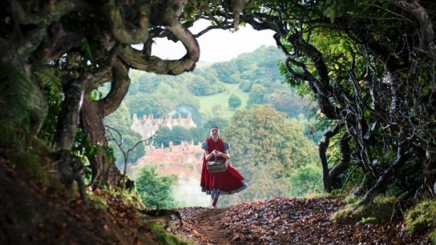 Dark offerings: Little Red Riding Hood (Lilla Crawford) heads off to see her grandmother in "Into the Woods".