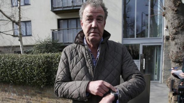 Suspended for altercation with Top Gear producer: controversial television presenter Jeremy Clarkson. 