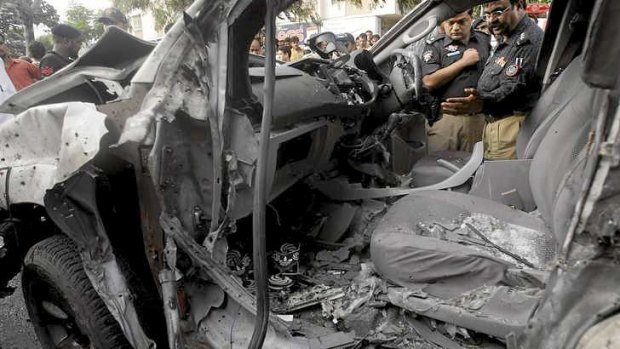 Deadly blast: Security chief's death raises fears for safety of public figures.