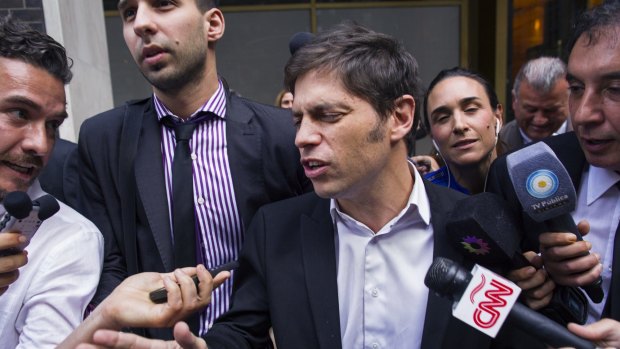 Argentina's economy minister Axel Kicillof dismissed suggestions the country has gone into default.