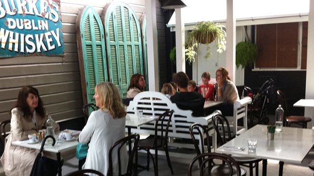 Egg Bistro's courtyard looks set to be popular come summer.