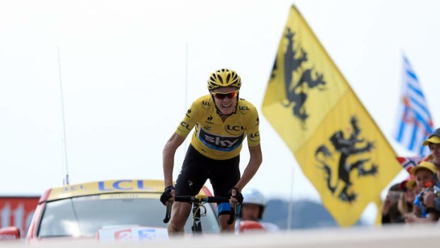 Picking his battles: Tour de France champion Chris Froome.