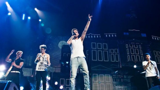 Cinema release ... One Direction perform in Sydney during last year's tour.