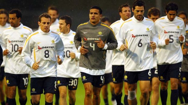In it for the long haul ... Tim Cahill is a definite starter for the Socceroos.