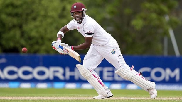Darren Bravo sets off a run on the final day. His 218 played a big role in earning the West Indies a draw.