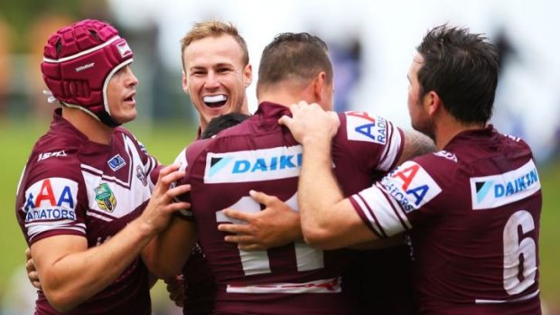 Cherry on top: Daly Cherry-Evans has been in top form for Manly this year.