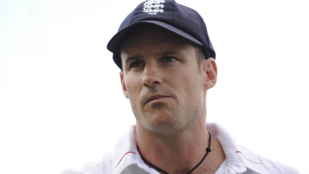 Not impressed ... England's captain Andrew Strauss.
