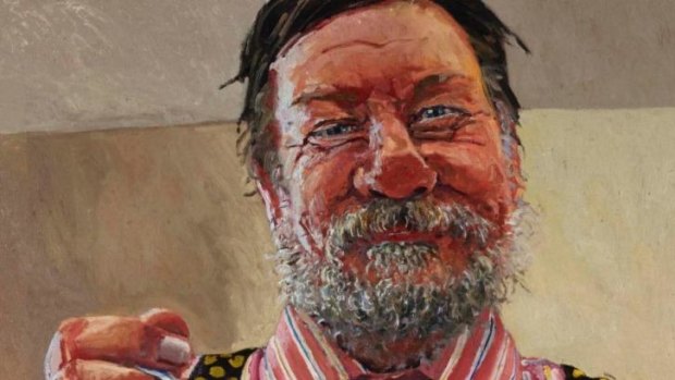 Lucy Culliton's portrait of Ray Hughes.