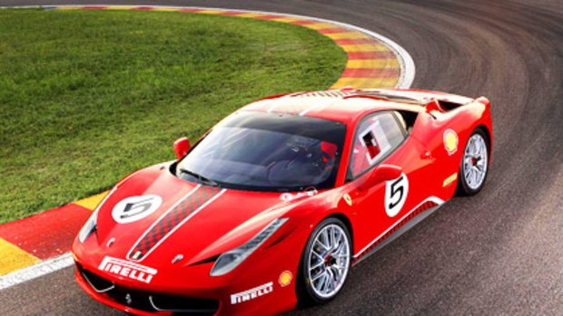 Ferrari has unveiled a lighter and faster version of its 458 supercar.