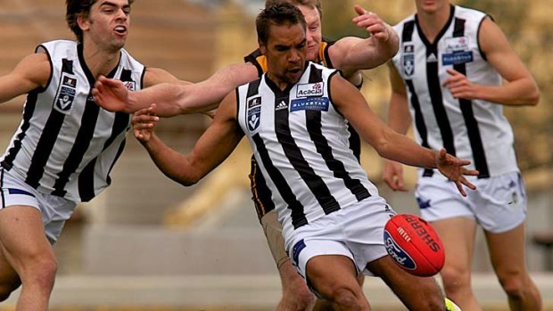 Andrew Krakouer has performed well for Collingwood's reserves in the past month.