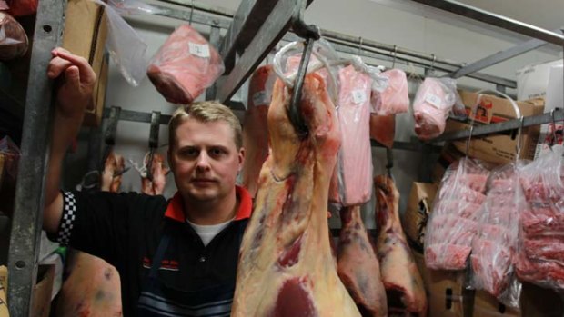 Cut above the rest &#8230; Carlingford butcher Steven Rosevear believes the Meat Standards Australia logo ensures the quality suits each customer.