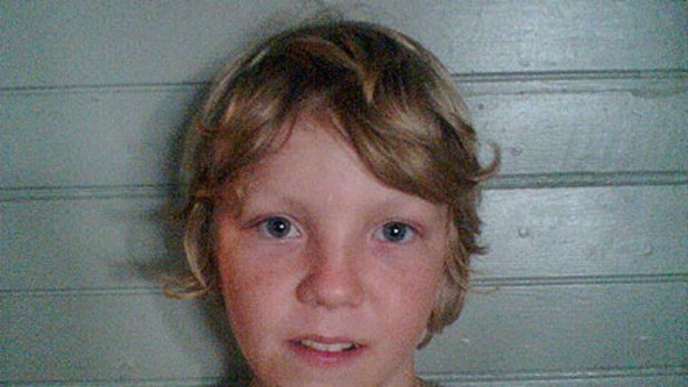 Caleb Harris ... a boy with "golden qualities" killed in a freak accident at his favourite fishing spot.